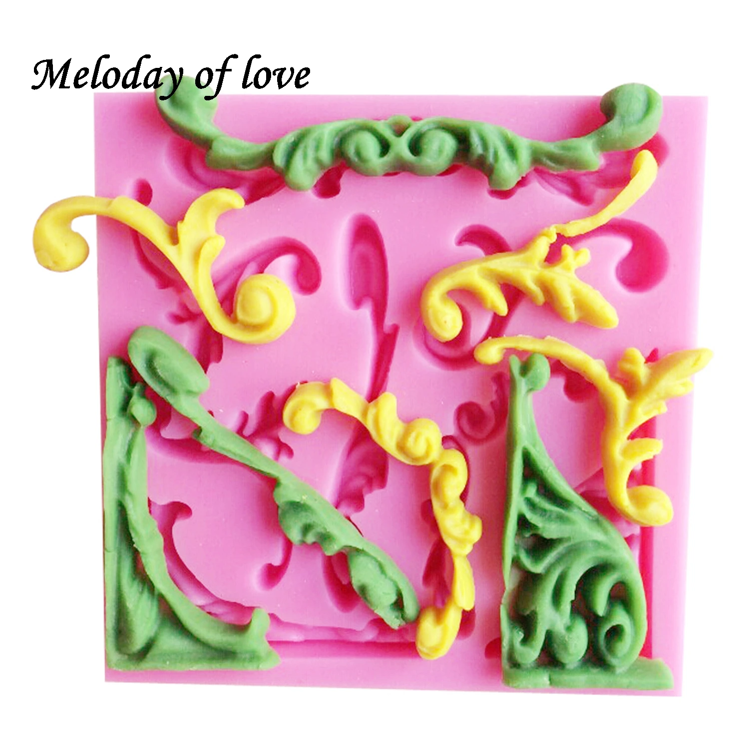 3D silicone cake mould flower vine kitchen utensils Cake border decoration chocolate cake decorating tools T0044
3D silicone cake mould flower vine kitchen utensils Cake border decoration chocolate cake decorating tools T0044