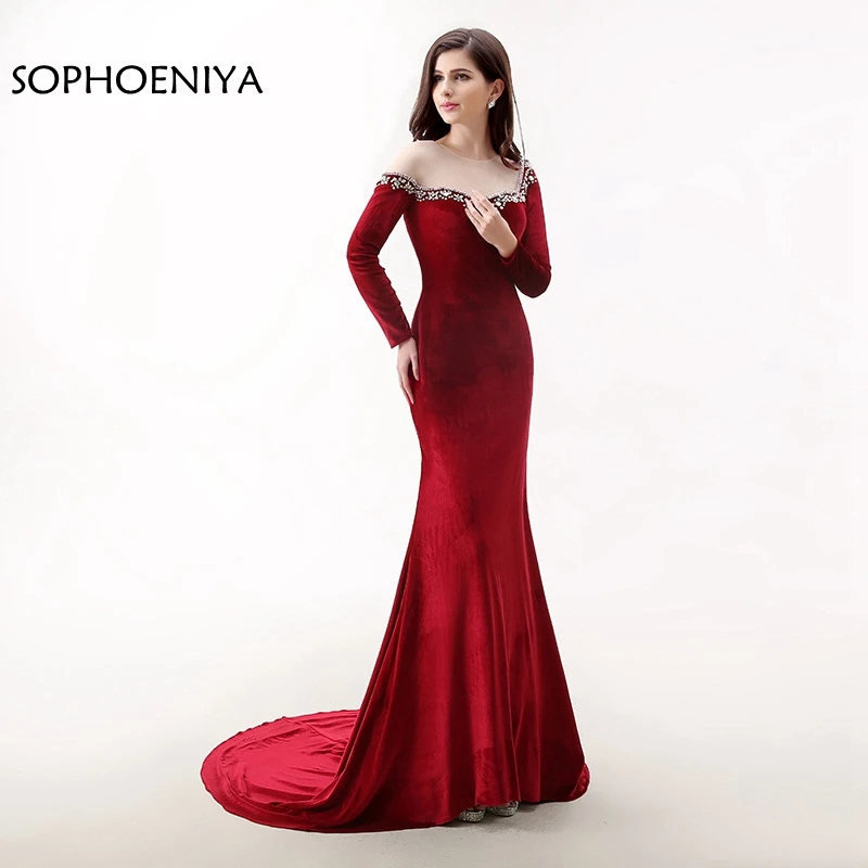 New Arrival Velvet Long sleeve Evening dress Mermaid 2021 Vestido de festa vestido longo Evening gowns avondjurk Party dresses
New Arrival Velvet Long sleeve Evening dress Mermaid 2021 Vestido de festa vestido longo Evening gowns avondjurk Party dresses