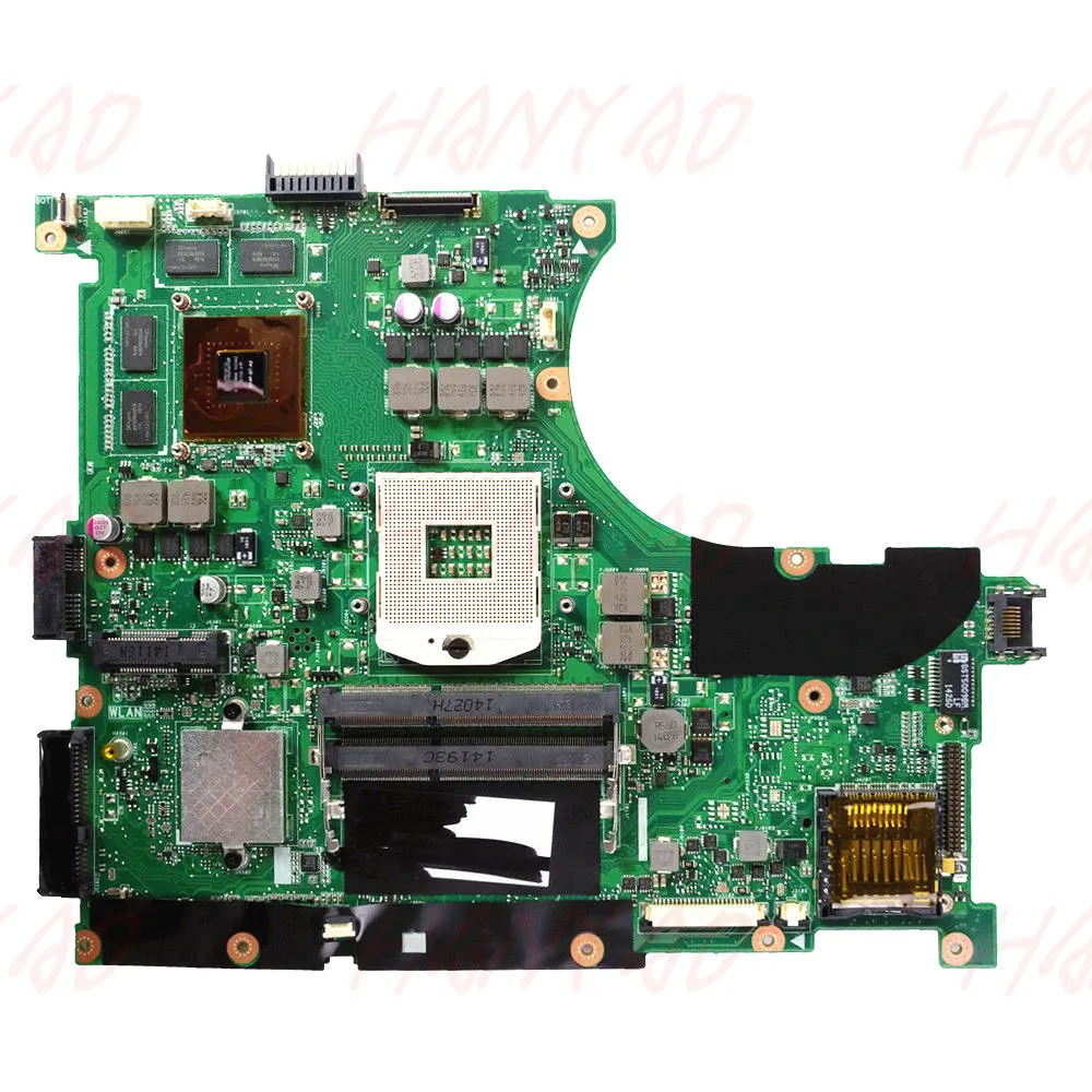 Материнская плата 60NB03J0-MB3020 HM76 GT750M 4 Гб PGA 989 DDR3 для ноутбука ASUS N56VV 100% ТЕСТ ОК |