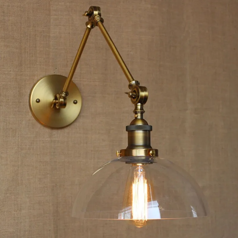 Nordic Creative Clear Glass Balcony Light Art Mechanical Arm Bar Bedroom Study Wall Light Edison Bulbs Light Free Shipping
Nordic Creative Clear Glass Balcony Light Art Mechanical Arm Bar Bedroom Study Wall Light Edison Bulbs Light Free Shipping