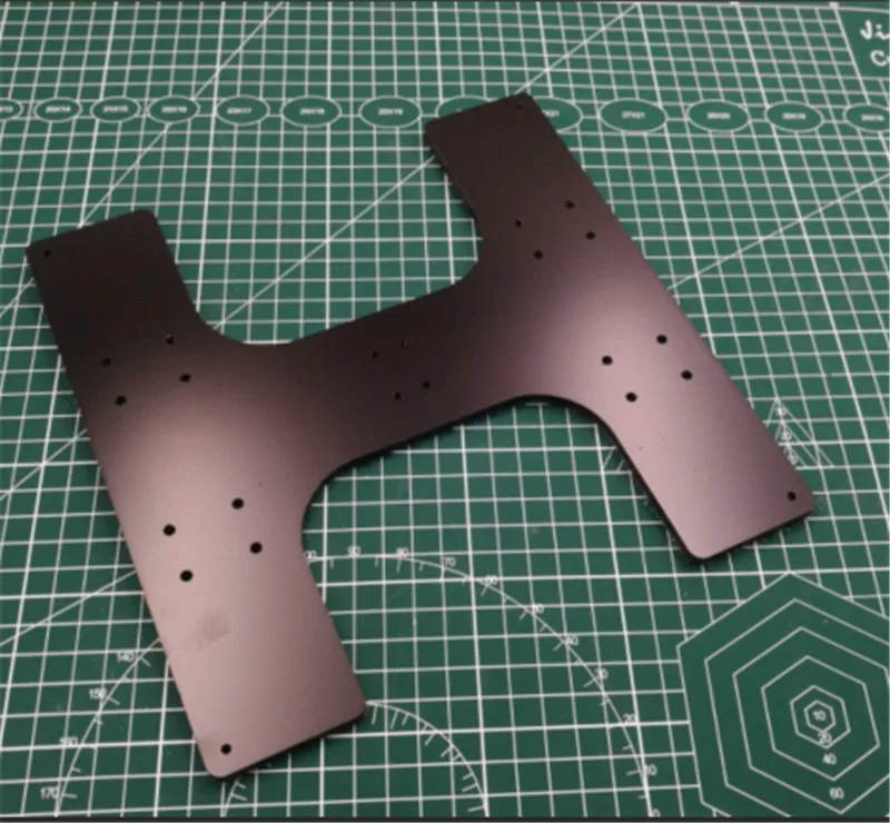 1 Набор DIY 6 мм меламин Anet E10 подставка для кровати Y каретки Улучшенная пластина