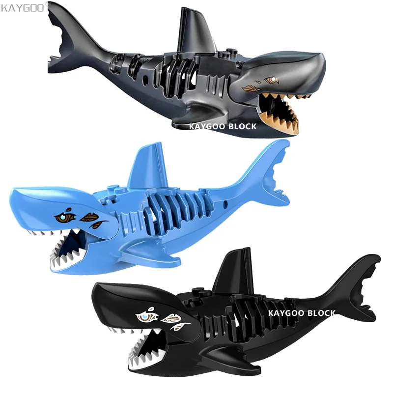 Экшн кирпичи Ghost Zombie Shark одиночные Строительные для пиратов Карибского бассейна