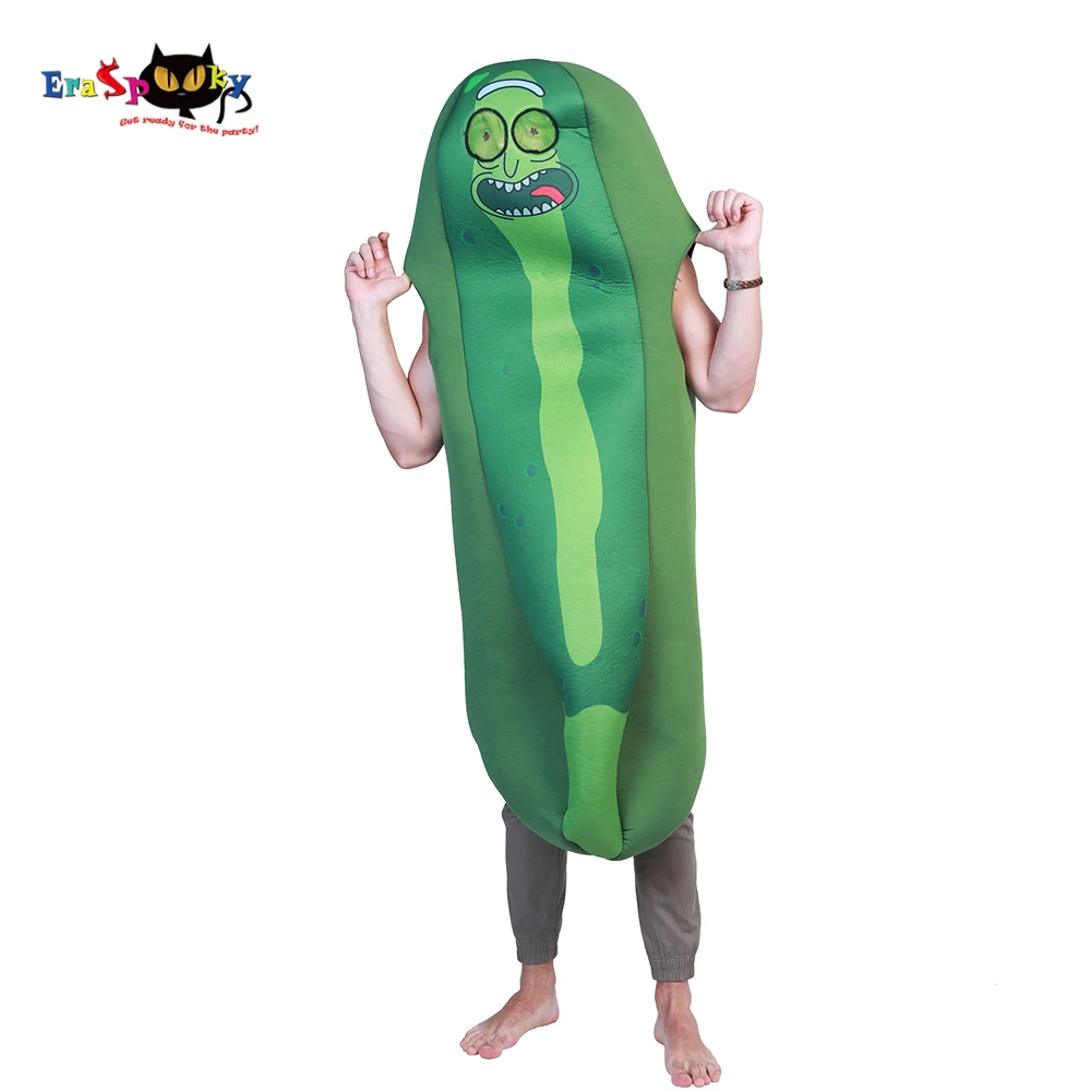 Carnival Party Costumes Adult Funny Green Cucumber Costume Men Cartoon Vegetables Face Jumpsuit Fancy Dress Halloween Clothes
Carnival Party Costumes Adult Funny Green Cucumber Costume Men Cartoon Vegetables Face Jumpsuit Fancy Dress Halloween Clothes