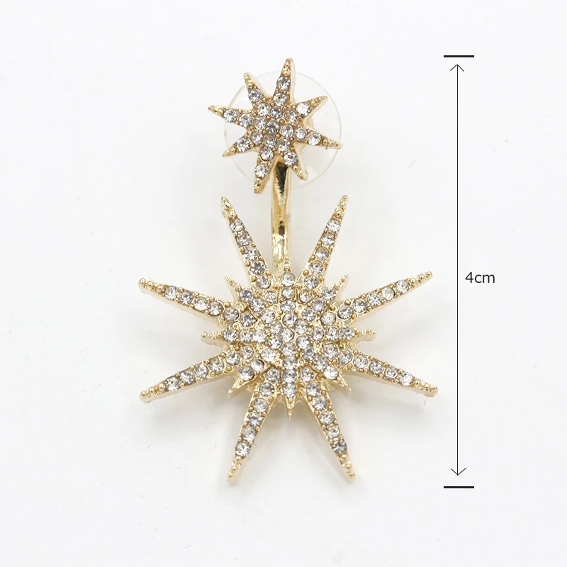 New Vintage Earrings for Women Metal Crystal Hexagonal Star Earrings Trendy Jewelry Big Snowflake Earings 2019 Fashion Jewellery
New Vintage Earrings for Women Metal Crystal Hexagonal Star Earrings Trendy Jewelry Big Snowflake Earings 2019 Fashion Jewellery