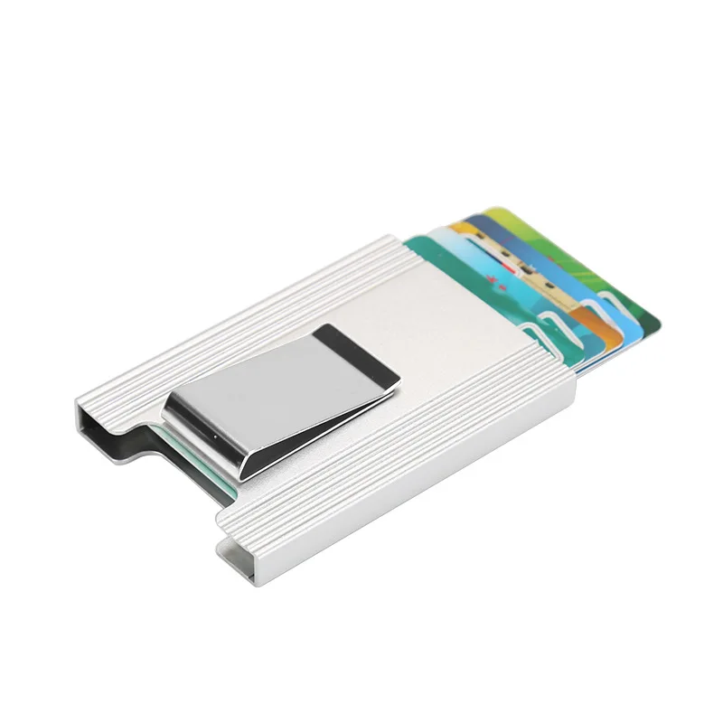 Новый Модный тонкий мужской держатель для кредитных карт RFID без сканирования