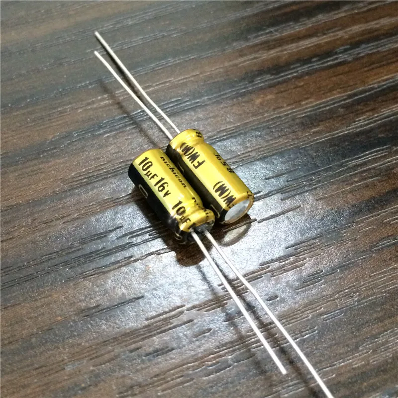 100 шт. 10мкФ 16В NICHICON FW серия 5Х11 мм 16V10uF аудио алюминиевый электролитический