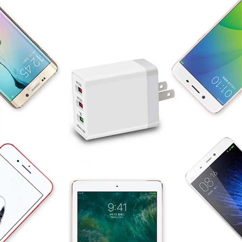 Быстрое зарядное устройство 3 0 USB для samsung huawei Tablet QC US EU UK Plug Быстрый Настенный