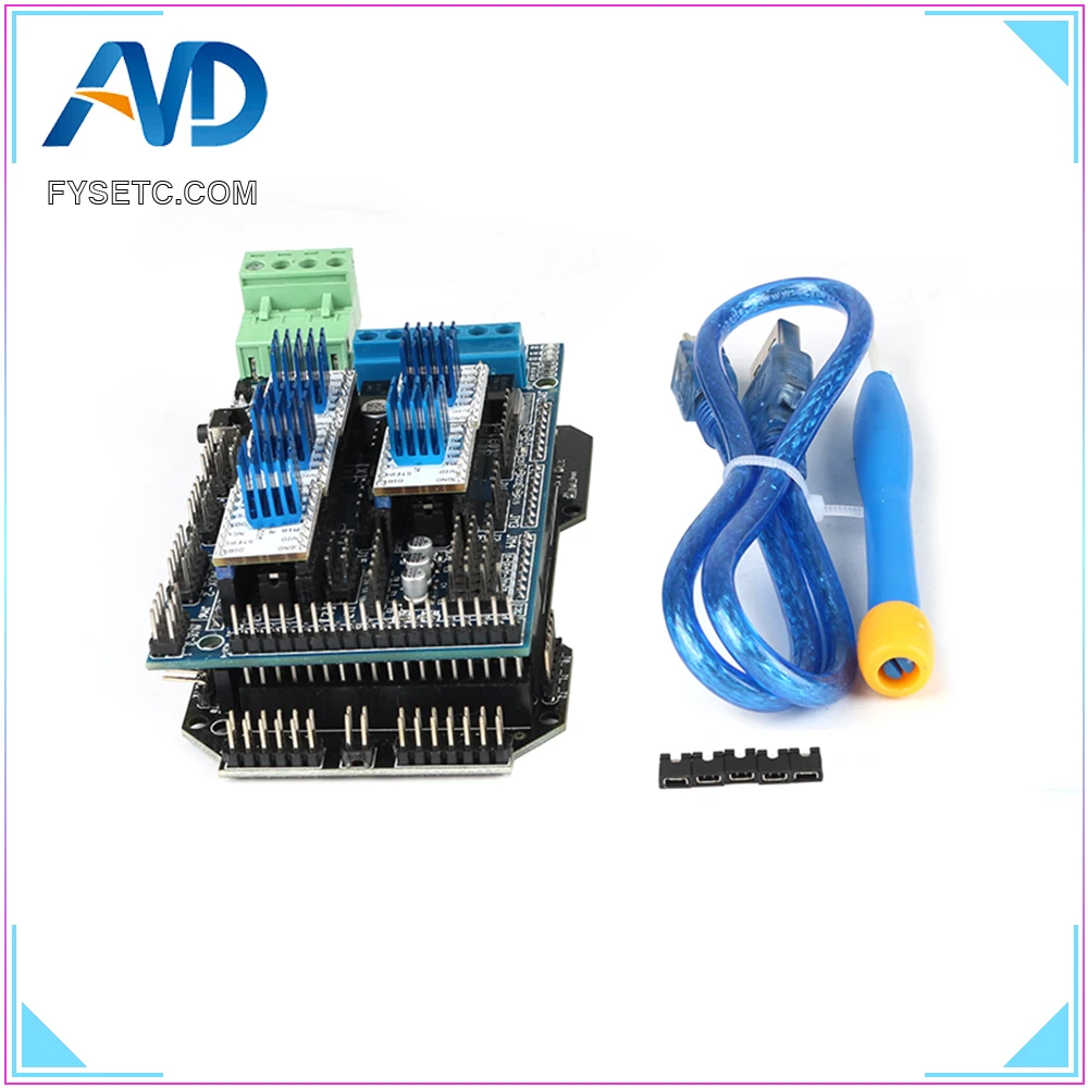 3D Printer Parts RE-ARM 32 Bit Control Board Upgrade Mega 2560 R3+5pcs TMC2100 V1.3 Motor Driver + Ramps 1.5 Control Panel
3D Printer Parts RE-ARM 32 Bit Control Board Upgrade Mega 2560 R3+5pcs TMC2100 V1.3 Motor Driver + Ramps 1.5 Control Panel