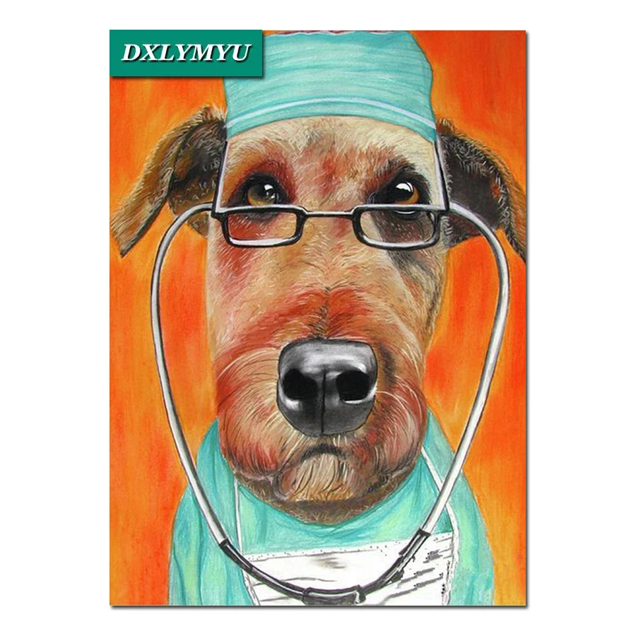 5d DIY Diamond Painting animal Dog doctor Cross Stitch Diamonds Embroidery Mosaic Full Rhinestones Home Decor Cartoon Gift
5d DIY Diamond Painting animal Dog doctor Cross Stitch Diamonds Embroidery Mosaic Full Rhinestones Home Decor Cartoon Gift