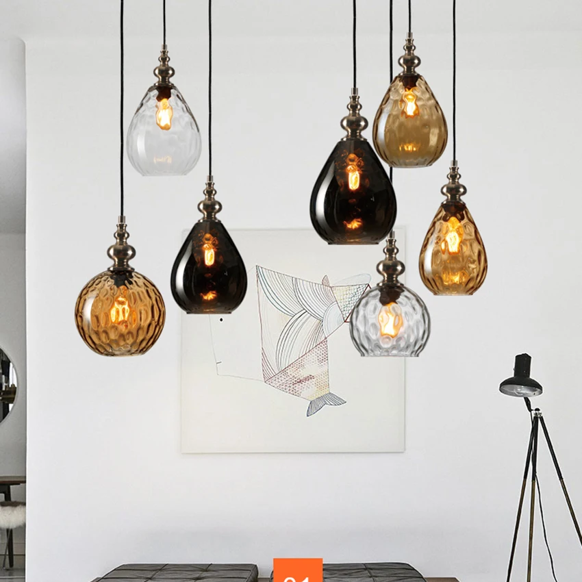 Nordic Light Pendant Dining Room Nordic Loft Glass LED Pendant Lamp Creative Retro Coffee Bar Decor Lighting HangLamp Luminaire
Nordic Light Pendant Dining Room Nordic Loft Glass LED Pendant Lamp Creative Retro Coffee Bar Decor Lighting HangLamp Luminaire