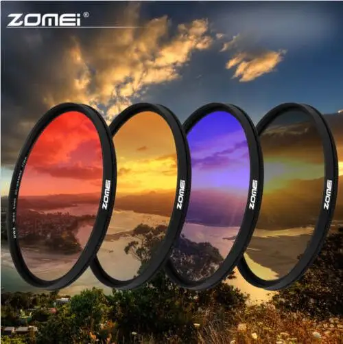 ZOMEI 40.5/49/52/55/58/67/72/77/82mm Ultra slim Graduated Grey Blue Orange Red Filter kit for Canon Nikon
ZOMEI 40.5/49/52/55/58/67/72/77/82mm Ultra slim Graduated Grey Blue Orange Red Filter kit for Canon Nikon