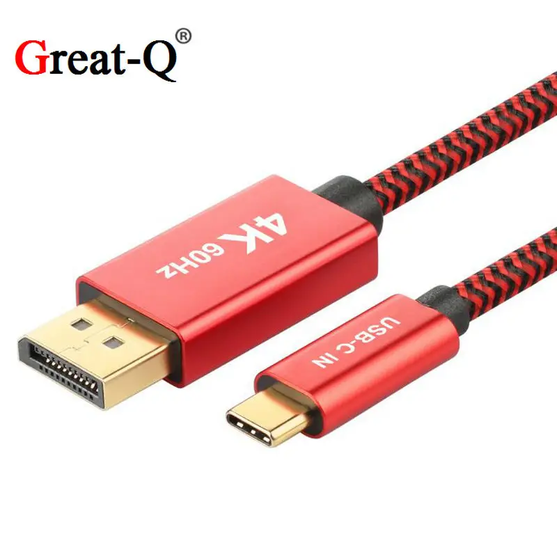 Высококачественный позолоченный кабель USB Type C для дисплея 1,8 м 4K 60 Гц, для ноутбука, проектора, монитора телевизора
Высококачественный позолоченный кабель USB Type C для дисплея 1,8 м 4K 60 Гц, для ноутбука, проектора, монитора телевизора
