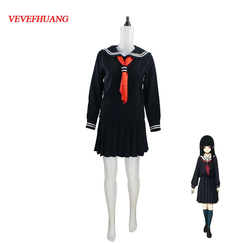 Japanese японская школьная форма Hell Girl Enma Ai Seifuk Cosplay Costume Korean School Uniforms Student Sailor Dress
Japanese японская школьная форма Hell Girl Enma Ai Seifuk Cosplay Costume Korean School Uniforms Student Sailor Dress