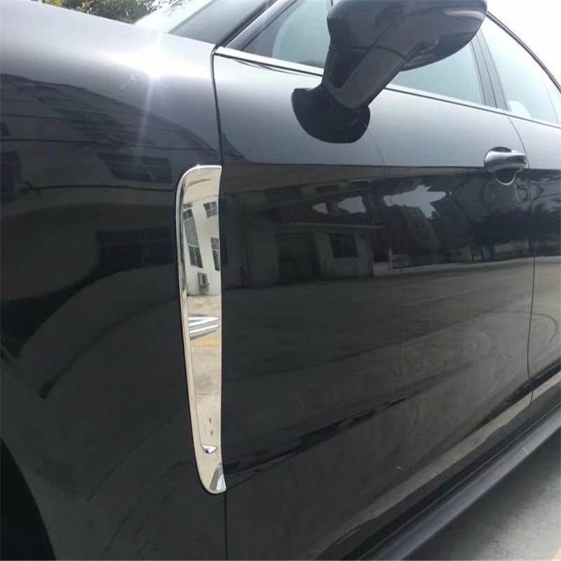 WELKINRY car auto cover overlay styling For Porsche Panamera 971 2017 2018 ABS chrome fender side skirt outlet air vent trim
WELKINRY car auto cover overlay styling For Porsche Panamera 971 2017 2018 ABS chrome fender side skirt outlet air vent trim