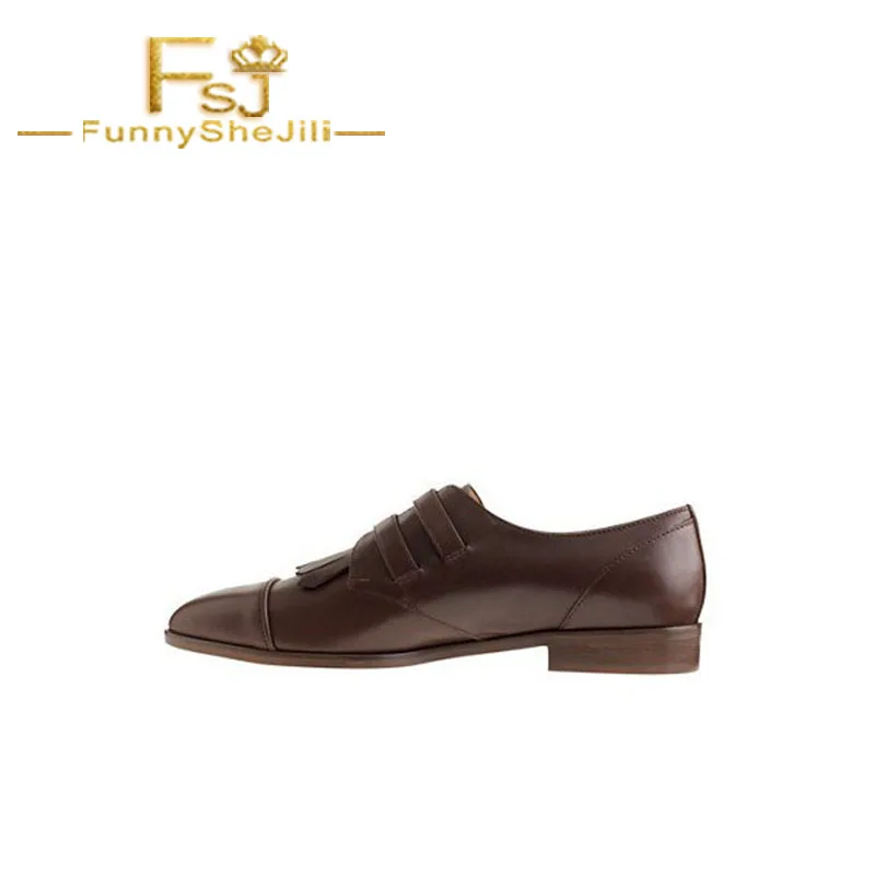 Women's Oxfords Brogues Brown Fringed Pointed Toe Vintage Shoes Spring Autumn Attractive Noble Incomparable FSJ Sexy Elegant
Women's Oxfords Brogues Brown Fringed Pointed Toe Vintage Shoes Spring Autumn Attractive Noble Incomparable FSJ Sexy Elegant