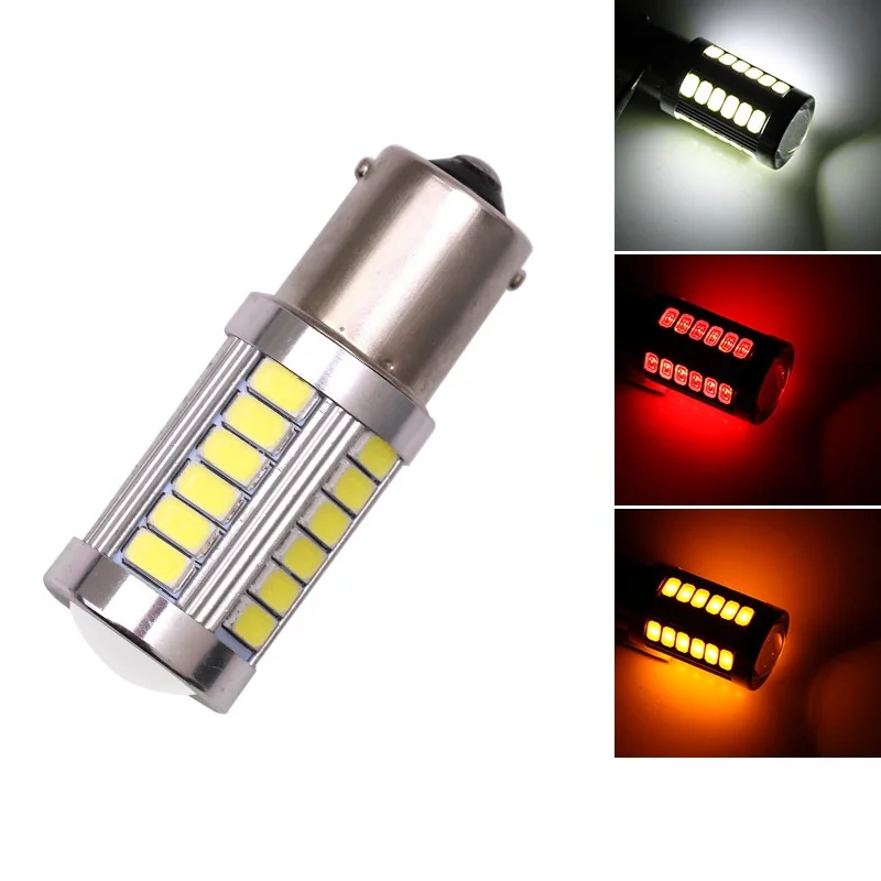 2PCS High Quality 1156 BA15S P21W 33 SMD 5630 5730 LED Car Brake Lights Tail Lamps Turn Signal 33SMD Auto Rear Reverse Bulbs
2PCS High Quality 1156 BA15S P21W 33 SMD 5630 5730 LED Car Brake Lights Tail Lamps Turn Signal 33SMD Auto Rear Reverse Bulbs