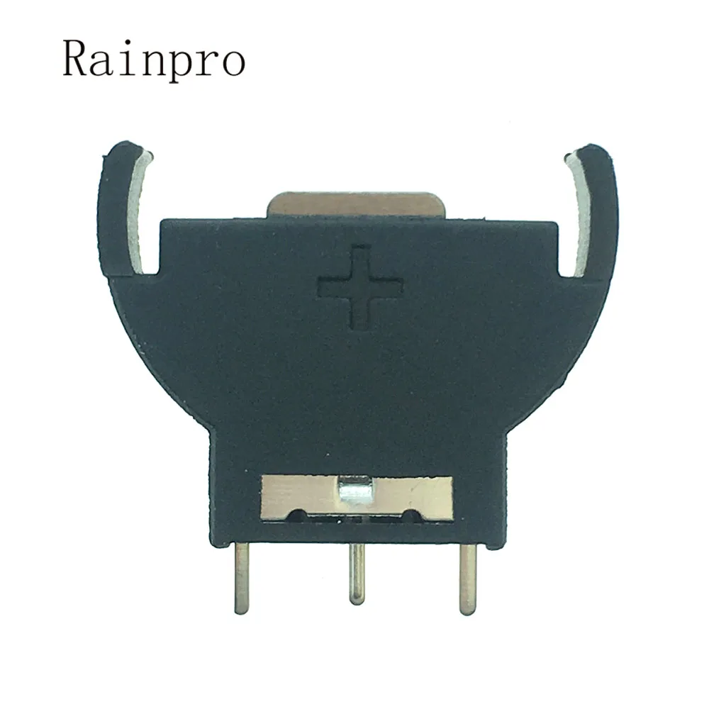 Rainpro 10 шт./лот BS 5 3V CR2032 CR2025 Вертикальная трехконтактная прямая Кнопка Экологичная