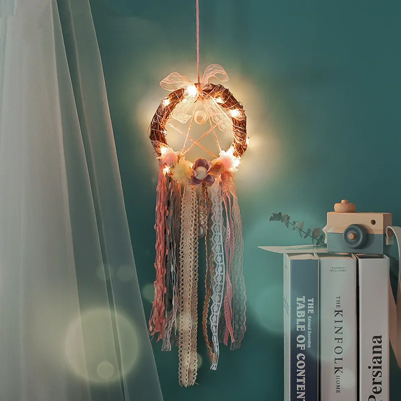 Easter Feather Crafts Dreamcatcher Handmade Wind Chimes Hanging Pendant Dream Catcher nordic style kids decoration nursery decor
Easter Feather Crafts Dreamcatcher Handmade Wind Chimes Hanging Pendant Dream Catcher nordic style kids decoration nursery decor