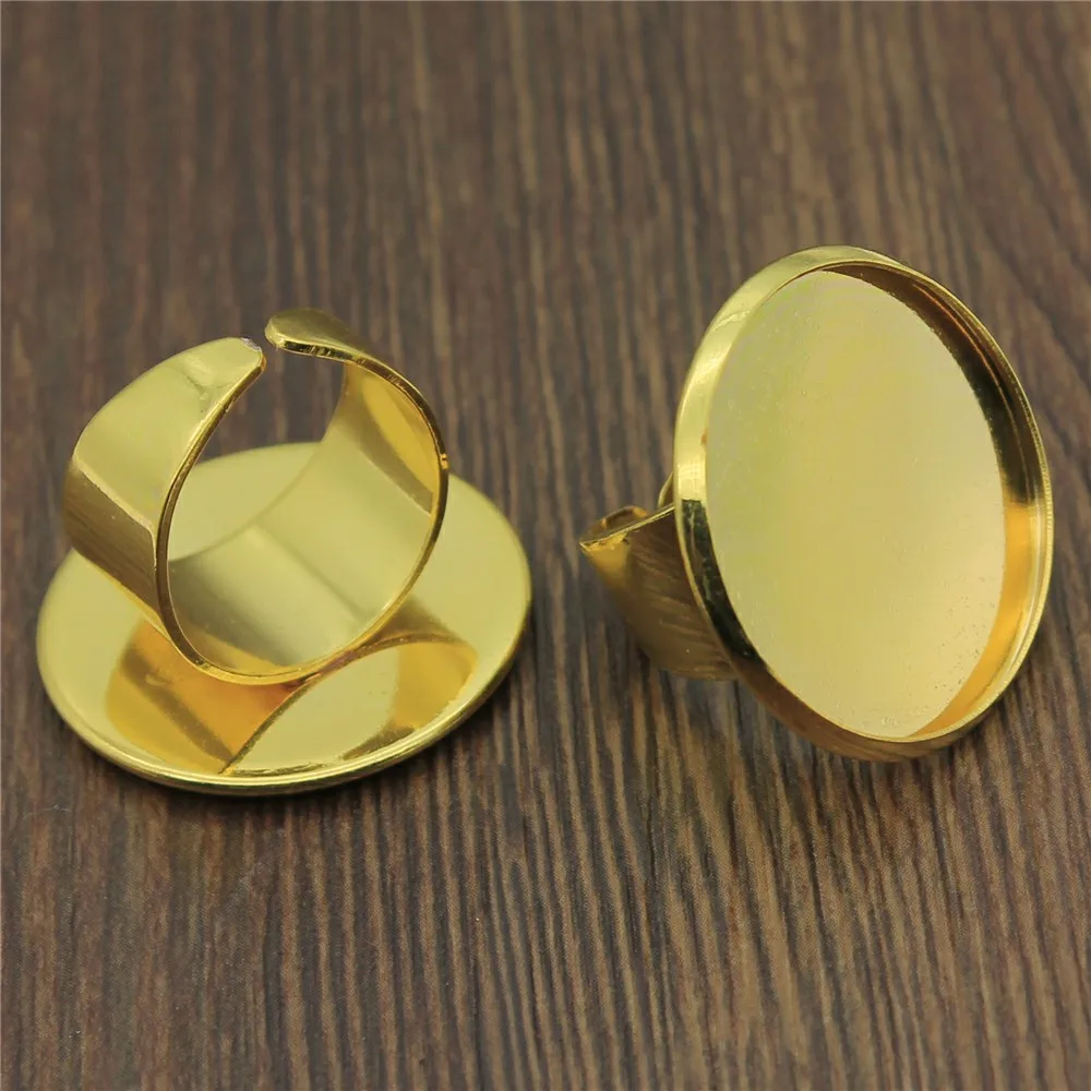 5pcs/lot 3 Colors Fit 16mm 18mm 20mm 25mm Glass Cabochon High Quality Copper Material Wide Adjustable Ring Settings Base
5pcs/lot 3 Colors Fit 16mm 18mm 20mm 25mm Glass Cabochon High Quality Copper Material Wide Adjustable Ring Settings Base