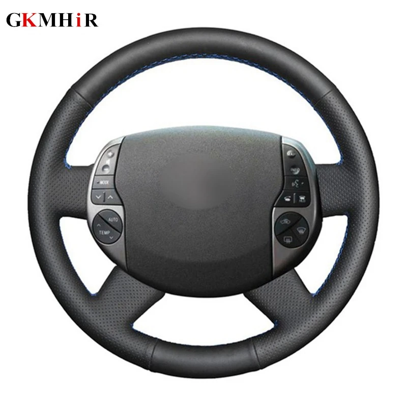 Black Steering Cover Genuine Leather Car Steering Wheel Cover for Toyota Prius 20(XW20) 2004 2005 2006 2007 2008 2009
Black Steering Cover Genuine Leather Car Steering Wheel Cover for Toyota Prius 20(XW20) 2004 2005 2006 2007 2008 2009
