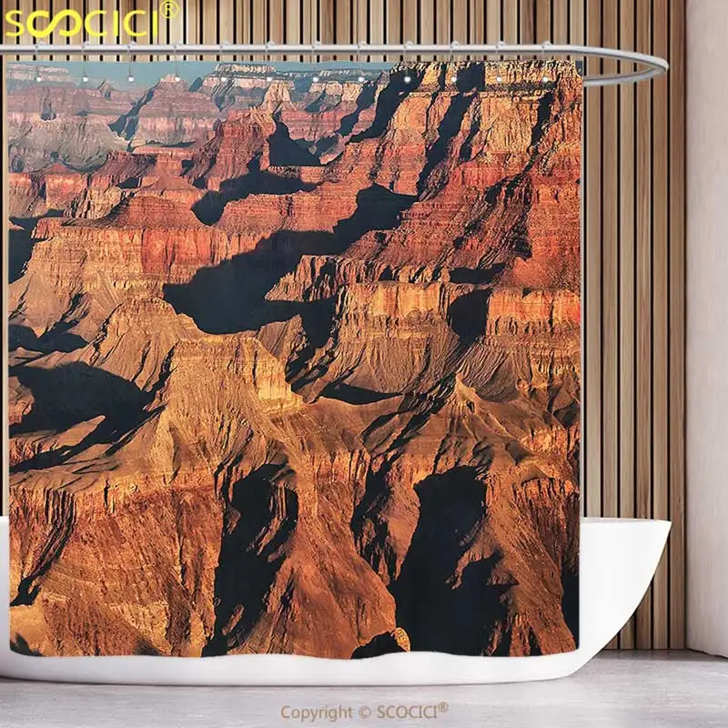 Водонепроницаемая занавеска для душа, домашний декор, вид на знаменитые величественные Красные Скалы Большого каньона с различными подъемами скалы, коричневый цвет
Водонепроницаемая занавеска для душа, домашний декор, вид на знаменитые величественные Красные Скалы Большого каньона с различными подъемами скалы, коричневый цвет
