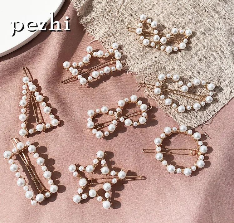 New pearl hairpin heart type Crown wild net red metal clip headdress ins wind frog clip word clip
New pearl hairpin heart type Crown wild net red metal clip headdress ins wind frog clip word clip