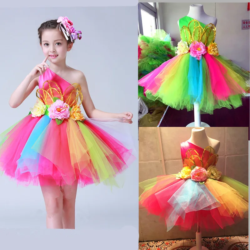 Colorful flower Standard salsa dance dress for girls Sexy modern dance costume for girls dance wear children kids competition
Colorful flower Standard salsa dance dress for girls Sexy modern dance costume for girls dance wear children kids competition