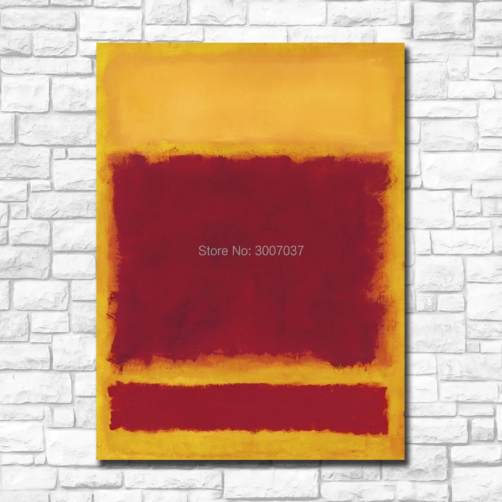 Free shipping Abstract Mark Rothko's Composition Modern Handmade Oil Painting For Living Room No Frame Home Decor ship by DHL
Free shipping Abstract Mark Rothko's Composition Modern Handmade Oil Painting For Living Room No Frame Home Decor ship by DHL