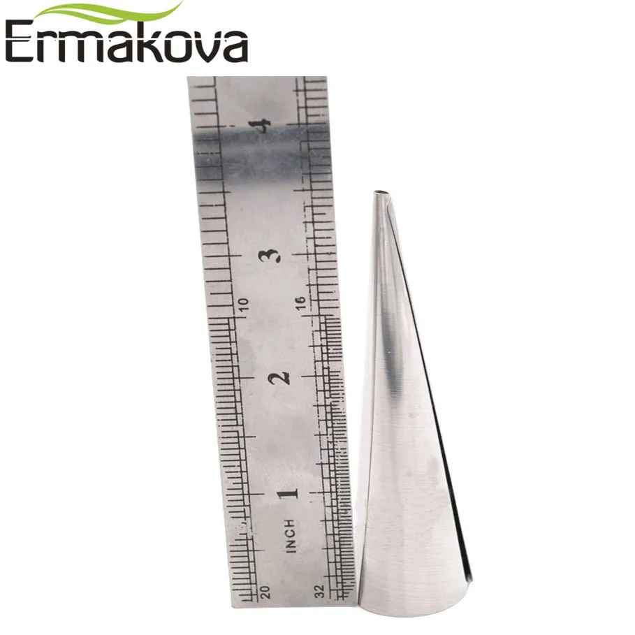 ERMAKOVA Set of 12 Small Size Pastry Cream Horn Mould Stainless Steel Conical Tube Cone Pastry Roll Horn Mold Baking Mould Tool
ERMAKOVA Set of 12 Small Size Pastry Cream Horn Mould Stainless Steel Conical Tube Cone Pastry Roll Horn Mold Baking Mould Tool