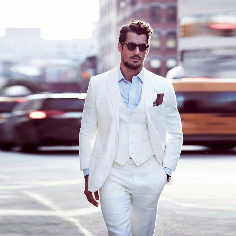 YWMS-408 Latest Coat Pant Design White Formal Slim Fit Men Suit 3 Piece Tuxedo Skinny Groom Custom made Wedding Suits for man
YWMS-408 Latest Coat Pant Design White Formal Slim Fit Men Suit 3 Piece Tuxedo Skinny Groom Custom made Wedding Suits for man