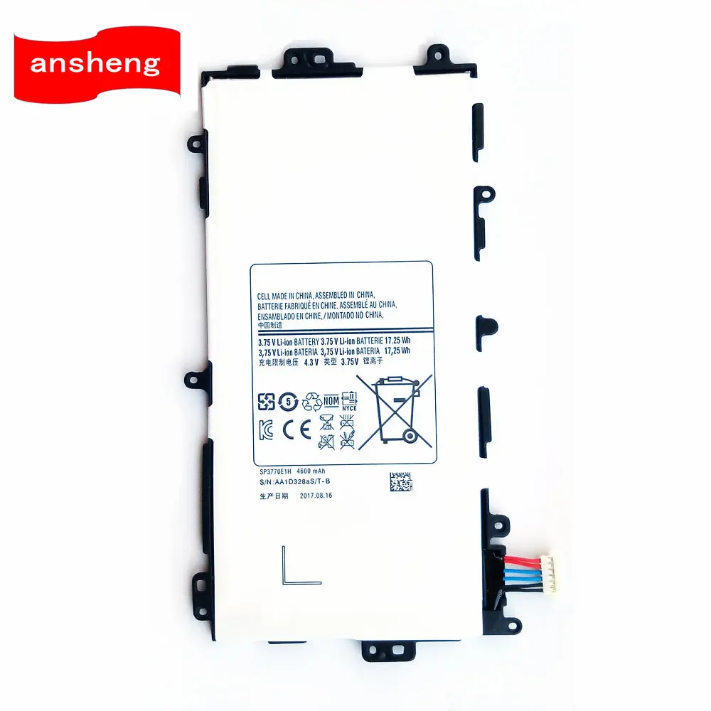 High Quality 4600mAh SP3770E1H Battery For Samsung Tablet Tab Note 8.0 /510 Note 8 8.0 3G GT-N5100 N5100 N5110 N5120
High Quality 4600mAh SP3770E1H Battery For Samsung Tablet Tab Note 8.0 /510 Note 8 8.0 3G GT-N5100 N5100 N5110 N5120