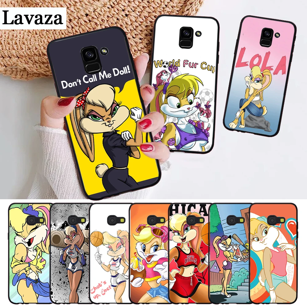 Lola Банни силиконовый чехол для Samsung A2 Core A3 A5 A6 плюс A7 A8 A9 A10 A30 A50 A60 A70 A10S A30S A50S