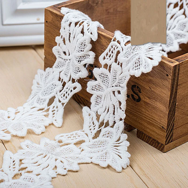 5Yards 5cm Water Soluble Polyester Embroidery Fabric Sewing DIY Craft Lace Trim Trimming For Shoe Bag Decoration YY620
5Yards 5cm Water Soluble Polyester Embroidery Fabric Sewing DIY Craft Lace Trim Trimming For Shoe Bag Decoration YY620
