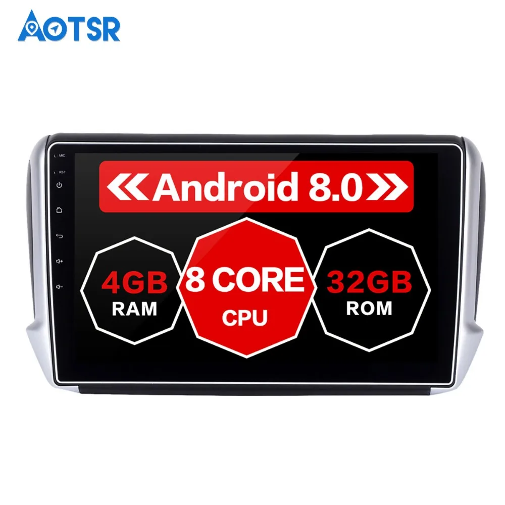 10.2" Android 8.0 Car Radio Player for Peugeot 208 & 2008 2012-2016 with Octa Core 4GB+32GB Auto Radio Multimedia GPS NAVI 4G
10.2" Android 8.0 Car Radio Player for Peugeot 208 & 2008 2012-2016 with Octa Core 4GB+32GB Auto Radio Multimedia GPS NAVI 4G