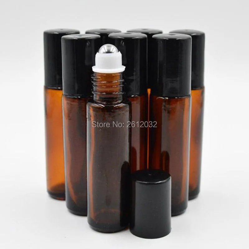 10ml (1/3oz) AMBER Clear Thick Glass Roll On Essential Oils Bottle Metal Roller Ball BY DHL Free Shipping F3340
10ml (1/3oz) AMBER Clear Thick Glass Roll On Essential Oils Bottle Metal Roller Ball BY DHL Free Shipping F3340