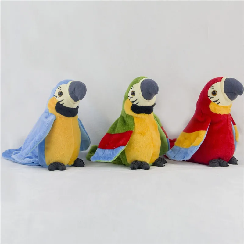 Electronic Pets Talking Parrot Toys Funny Sound Record Waving flappy Wings Electronic Bird Stuffed Plush Toy Kids Birthday Gift
Electronic Pets Talking Parrot Toys Funny Sound Record Waving flappy Wings Electronic Bird Stuffed Plush Toy Kids Birthday Gift