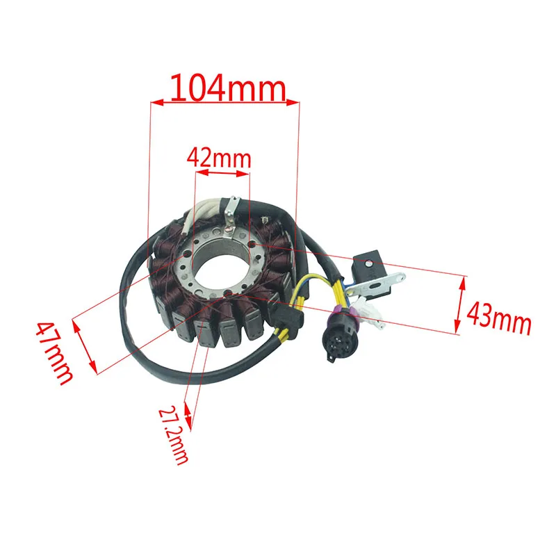 Motorcycle Generator Magneto Stator Coil Comp Fit For Linhai 250CC 300CC Feishen 250CC 300CC Moto Scooter ATV Engines 2CQ-168
Motorcycle Generator Magneto Stator Coil Comp Fit For Linhai 250CC 300CC Feishen 250CC 300CC Moto Scooter ATV Engines 2CQ-168