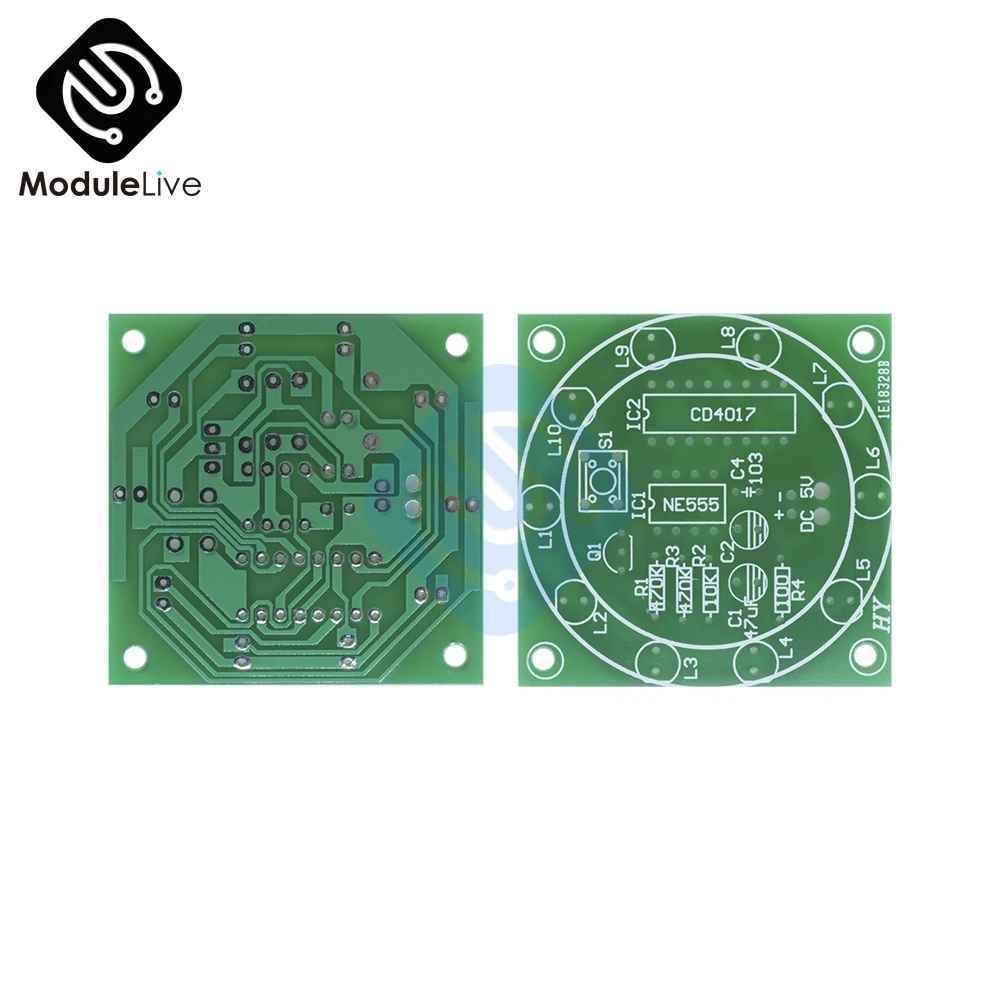 Lucky Rotary Suite Electronic Suite CD4017 NE555 Self DIY LED Light Kits Production Parts And Components 3-5V
Lucky Rotary Suite Electronic Suite CD4017 NE555 Self DIY LED Light Kits Production Parts And Components 3-5V