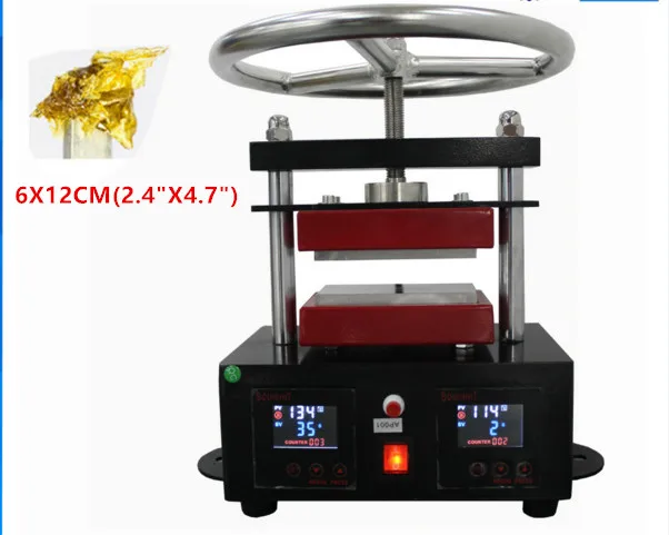 2000+ PSI Professional Press Hand Crank Duel Heated Plates (2.4" x 4.7" ) heat printer High quality NE
2000+ PSI Professional Press Hand Crank Duel Heated Plates (2.4" x 4.7" ) heat printer High quality NE