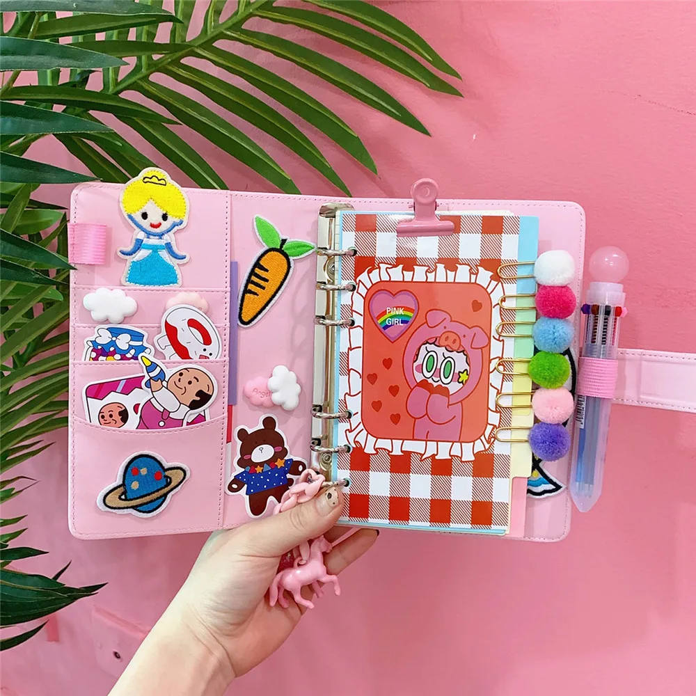 Блокнот Climemo с листьями ручная книга ulzzang милый kawaii прозрачный дневник ноутбук