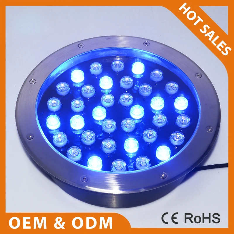 IP65 220 в 110 В RGB светодиодный подземный светильник 36 Вт 24 утопленный напольный для