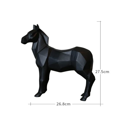 Nordic Indoor Origami Animal Decoration Modern House Room EPMC Eco-Friendly Resin Horse Crafts Home Accessories Novelty Gift
Nordic Indoor Origami Animal Decoration Modern House Room EPMC Eco-Friendly Resin Horse Crafts Home Accessories Novelty Gift