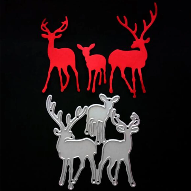 SCD487 Deer Metal Cutting Dies For Scrapbooking Stencils DIY Album Cards Decoration Embossing Folder Craft Die Cuts Template
SCD487 Deer Metal Cutting Dies For Scrapbooking Stencils DIY Album Cards Decoration Embossing Folder Craft Die Cuts Template