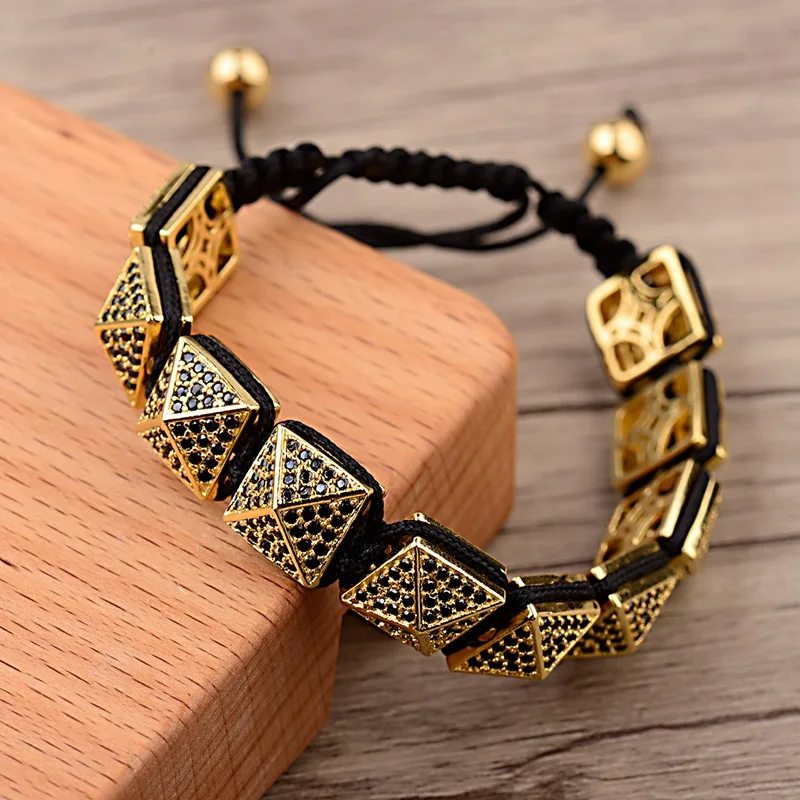 Amader 2018 Zircon Bracelets Men Jewelry Geometric Cubic Micro Pave CZ Charm Beads Braided Bracelet Pulseira Feminina AB1274
Amader 2018 Zircon Bracelets Men Jewelry Geometric Cubic Micro Pave CZ Charm Beads Braided Bracelet Pulseira Feminina AB1274