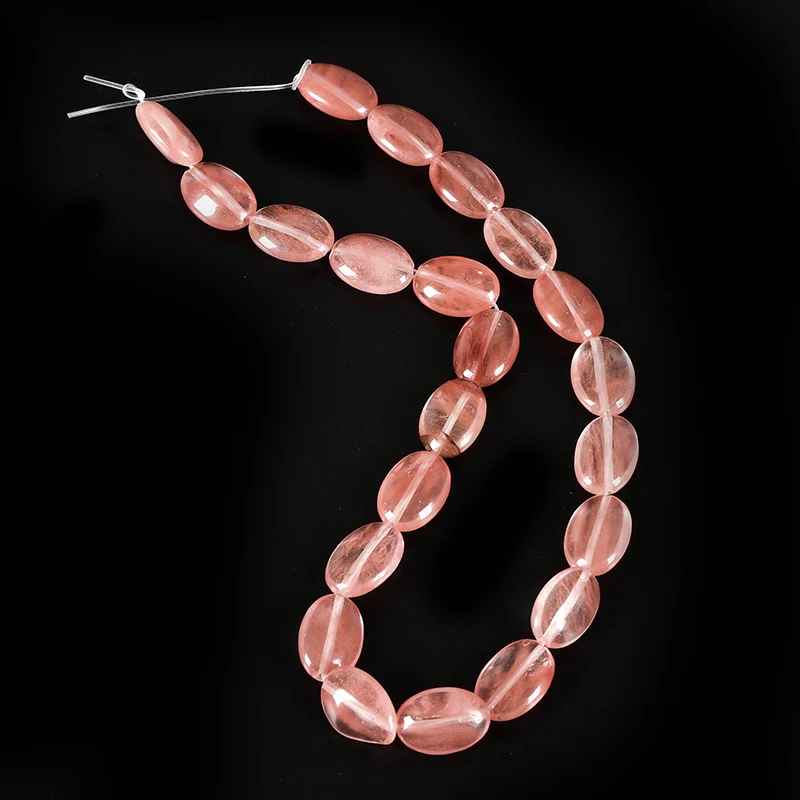New 13*18mm jewel Cherry Quartz Beads Manual DIY Watermelon Crystal Glass Bracelet Necklace For Ladies Female Making 15inch H238
New 13*18mm jewel Cherry Quartz Beads Manual DIY Watermelon Crystal Glass Bracelet Necklace For Ladies Female Making 15inch H238