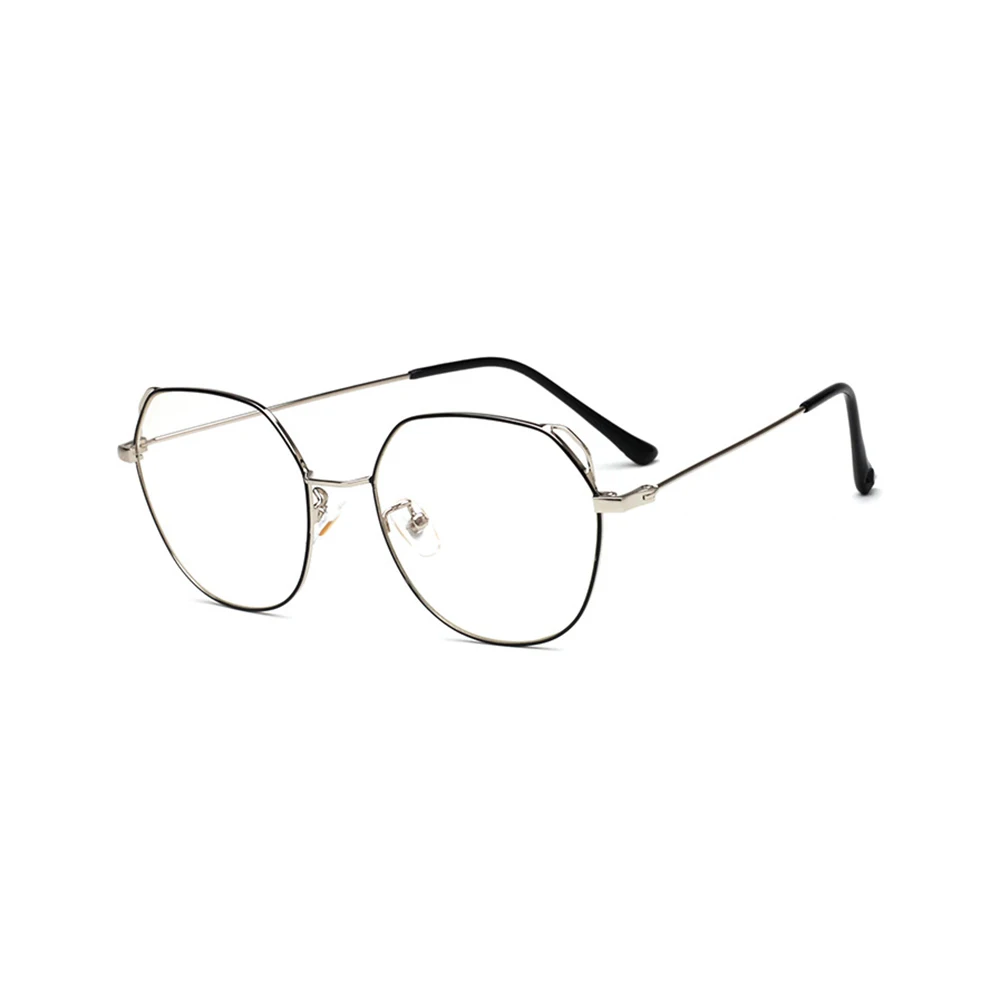 Retro Metal Eyeglasses Frames Fashion Women Clear Eye Optical Reading Glasses Frame Brand Designer Mens Accessories 9084OLO | Аксессуары