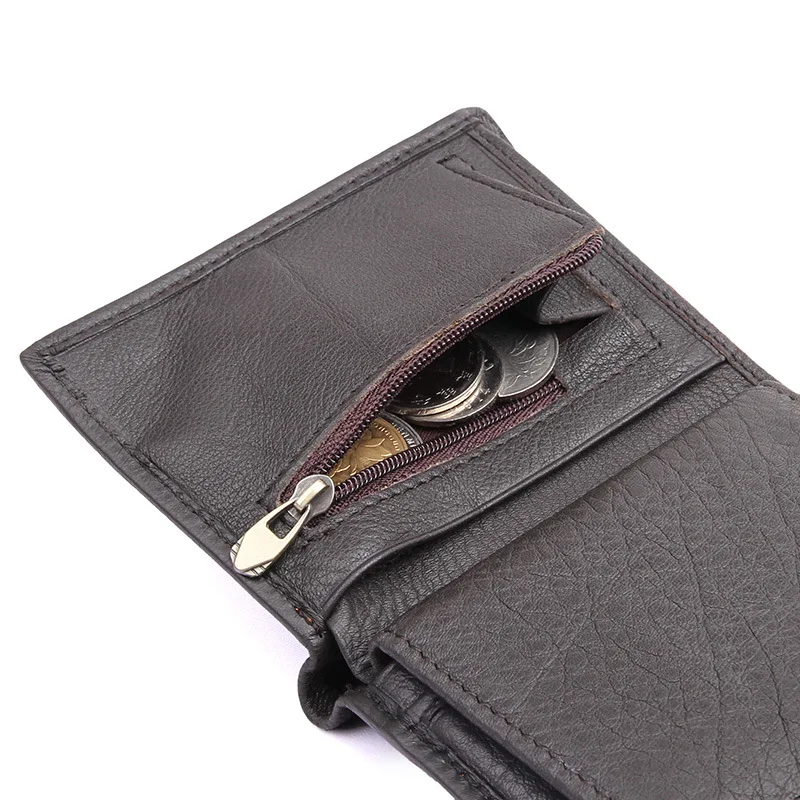 DOLOVE Genuine Wallets Cowhide Leather Men Wallet Fashion Design Brand Purse ID Card Holder With Zipper Coin Pockets D-7615
DOLOVE Genuine Wallets Cowhide Leather Men Wallet Fashion Design Brand Purse ID Card Holder With Zipper Coin Pockets D-7615