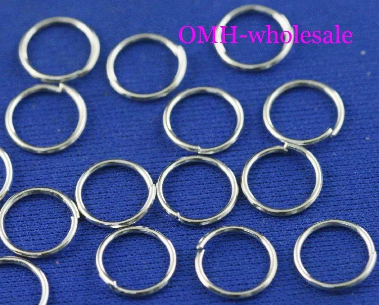 OMH оптовая продажа 0.7x10 мм 800 шт. ювелирные аксессуары DIY круглые никелированные открытые металлические прыгающие кольца DY54
OMH оптовая продажа 0.7x10 мм 800 шт. ювелирные аксессуары DIY круглые никелированные открытые металлические прыгающие кольца DY54