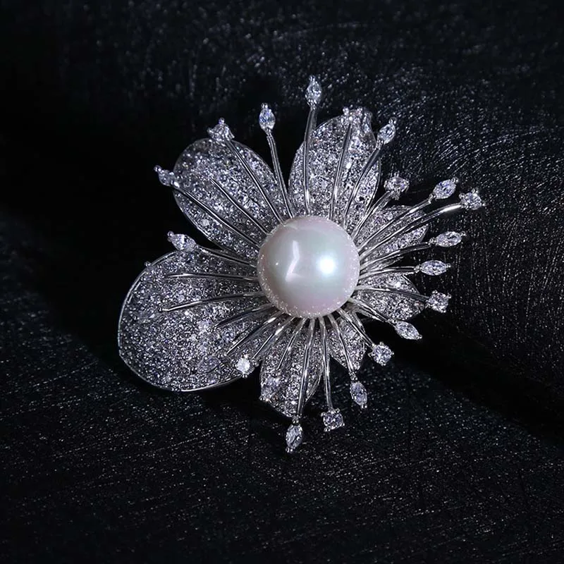 Red Trees High Quality Flower Brooch For Women Wedding Bridal Jewelry With Shell Pearl & Cubic Zircon Ladies Birthday Gift
Red Trees High Quality Flower Brooch For Women Wedding Bridal Jewelry With Shell Pearl & Cubic Zircon Ladies Birthday Gift
