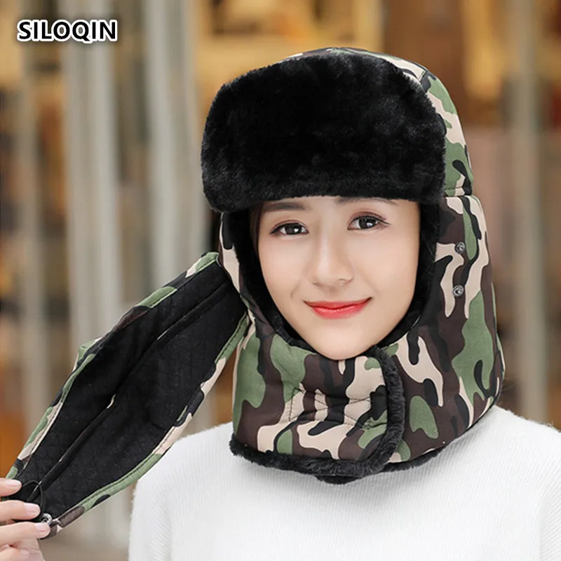 SILOQIN Winter New Style Couple Hat Bomber Hats Man Woman Thicken Velvet Keep Warm Earmuffs Parent-child Hat Cycling Skiing
SILOQIN Winter New Style Couple Hat Bomber Hats Man Woman Thicken Velvet Keep Warm Earmuffs Parent-child Hat Cycling Skiing